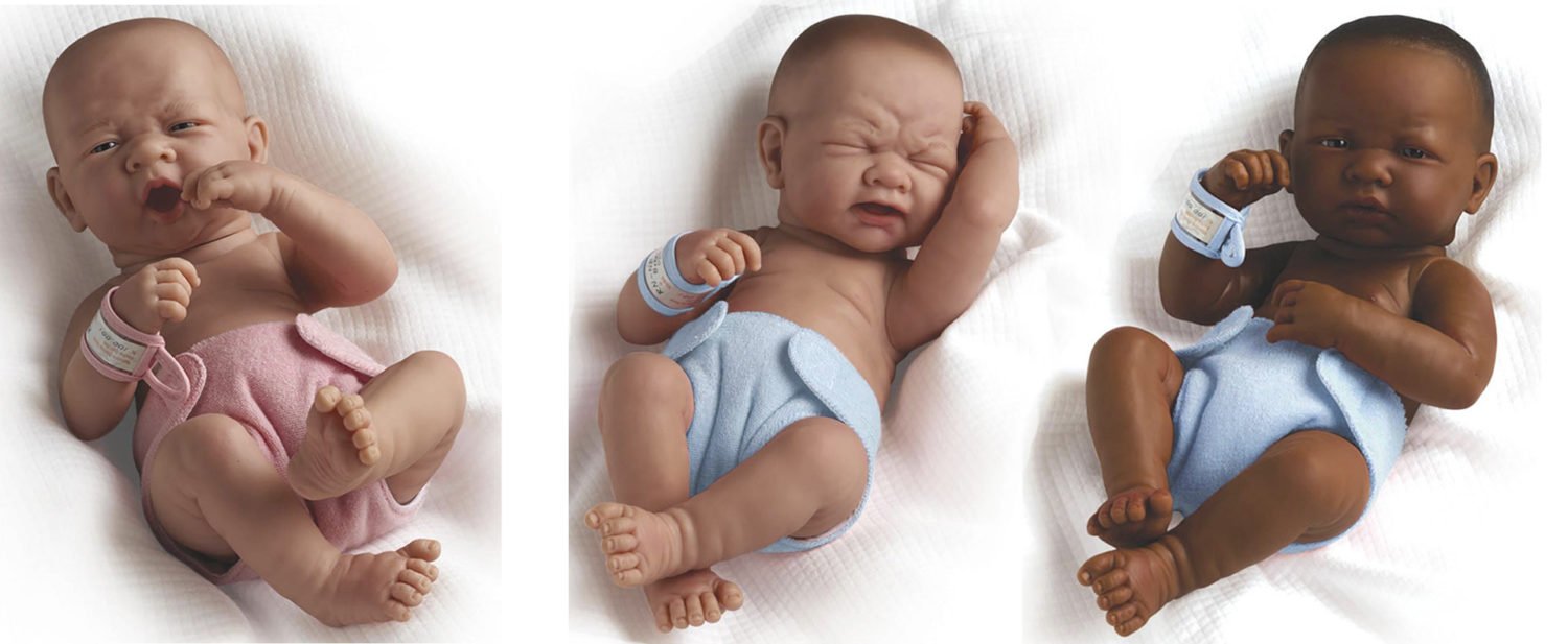 Muñecas de la categoría La Newborn de JC Toys.