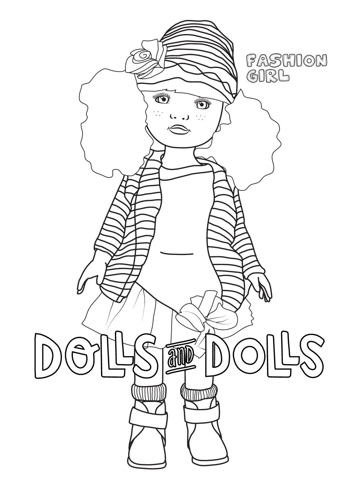 Dibujos de MUÑECAS para COLOREAR GRATIS Dolls And Dolls