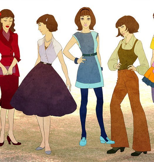 evolicion de la moda muñecas edades