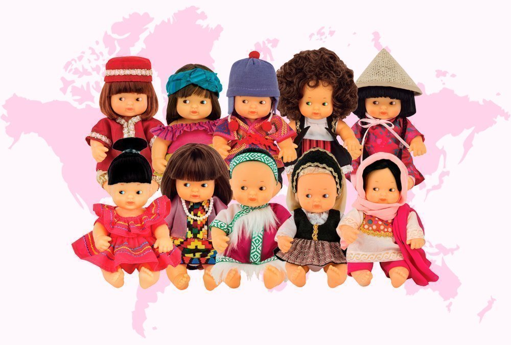 colección del mundo con ropa para muñecas muñeco bebé barriguitas de Hungría 700016911 FAMOSA 1 unidad Barriguitas del mundo Húngara Los Barriguitas 
