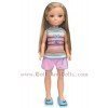 Ropa para muñecas Nancy 43 cm - Set de ropa conjunto de rayas