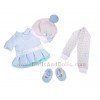 Ropita deluxe Nenuco - Conjunto azul niña