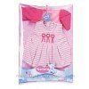 Ropita fantasía Nenuco - Vestido rayas rosa chaqueta