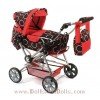 Cochecito Chic Road Star Rojo círculos 85 cm
