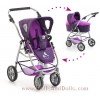 Cochecito 77 cm Emotion 2 en 1 para muñecas - Combi silla y capazo Bayer Chic 2000 - Morado