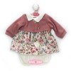 Ropa para muñecos Antonio Juan 40-42 cm - Vestido de flores con con chaqueta de lana