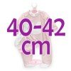 Ropa para muñecos Antonio Juan 40-42 cm - Pijama rosa conejito