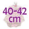 Ropa para muñecos Antonio Juan 40-42 cm - Conjunto de flores rojas