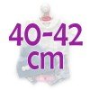 Ropa para muñecos Antonio Juan 40-42 cm - Camisa blanca con pantalones con estrellas y gorro azul