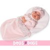 Muñeca Antonio Juan 27 cm - Petit blandito con saquito de dormir
