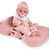 Muñeca Antonio Juan 42 cm - Recién Nacida Erika con toquilla