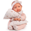 Muñeca Antonio Juan 34 cm - Recién Nacida Baby Toneta Posturitas con babero