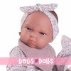 Muñeca Antonio Juan 34 cm - Tufi con bolitas y babero