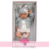 Muñeca Antonio Juan 40 cm - Nacida gris