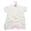 Ropa para muñecos Antonio Juan 52 cm - Colección Mi Primer Reborn - Pijama estampado conejos con gorro y pechito