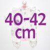 Ropa para muñecos Antonio Juan 40 - 42 cm - Colección Sweet Reborn - Pijama elefantes con gorro