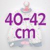 Ropa para muñecos Antonio Juan 40-42 cm - Pelele estrellas con gorro