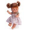 Muñeca  Así 20 cm - Bomboncín con vestido estampado y lazos verdes