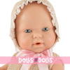 Muñeca Así 25 cm - Max con conjunto beige flor de león
