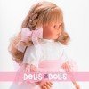 Muñeca Así 57 cm - Pepa comunión chiffon puntilla rosa