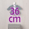 Ropa para Muñecas Así 36 cm - Albornoz azul con ropa interior blanca para muñeco Alex