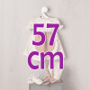 Ropa para Muñecas Así 57 cm - Vestido Colección Teresa para muñeca Pepa