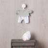 Ropa para Muñecas Así 20 cm - Conjunto gris y blanco para muñeco Nené
