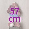 Ropa para Muñecas Así 57 cm - Conjunto pololo vaquero con bufanda para muñeca Pepa