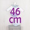 Ropa para Muñecas Así 46 cm - Conjunto pololo vaquero y camiseta de cuellos azules para muñeco Leo