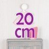 Ropa para Muñecas Así 20 cm - Vestido de flores rosa con capota fucsia para muñeca Bomboncín 
