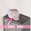 Ropa para Muñecas Así 43 cm - Vestido de rayas rosa con pechera de flores para muñeca María