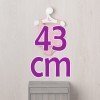 Ropa para Muñecas Así 43 cm - Ropa interior de punto rosa para muñecos María y Pablo