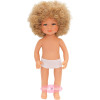 Muñeca D'Nenes 34 cm - Celia con pelo rubio rizado sin ropa