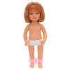 Muñeca D'Nenes 34 cm - Marieta con pelo liso pelirrojo sin ropa