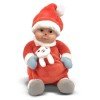 Muñeca Anne Geddes 23 cm - Navidad - Bebé Santa Claus