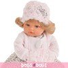 Muñeca Antonio Juan 42 cm - Beni invierno con chaqueta rosa