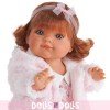 Muñeca Antonio Juan 38 cm - Farita con chaqueta de pelo