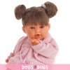 Muñeca Antonio Juan 27 cm - Kika dos coletas rosa oscuro