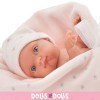 Muñeca Antonio Juan 21 cm - Mufly con manta rosa