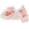 Muñeca Antonio Juan 21 cm - Mufly con manta rosa