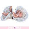 Muñeco Antonio Juan 33 cm - Baby Tonet manta niño
