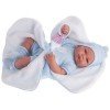 Muñeco Antonio Juan 40 cm - Nacido azul Nico con manta