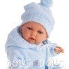 Muñeco Antonio Juan 27 cm - Petit lana azul