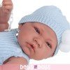 Muñeco Antonio Juan 42 cm - Recién nacido cotón niño