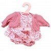Ropa para muñecas Antonio Juan 26-27 cm - Conjunto de flores rosa con diadema 