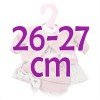 Ropa para muñecas Antonio Juan 26-27 cm - Conjunto estampado con gorro