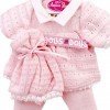 Ropa para muñecas Antonio Juan 26-27 cm - Conjunto rosa con gorro 