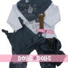 Ropa para muñecos Antonio Juan 40 - 42 cm - Colección Sweet Reborn - Conjunto Happy "Message in a bottle"