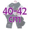 Ropa para muñecos Antonio Juan 40 - 42 cm - Colección Sweet Reborn - Conjunto Happy "Message in a bottle"