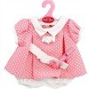 Ropa para muñecos Antonio Juan 40-42 cm - Vestido estampado de topos con diadema